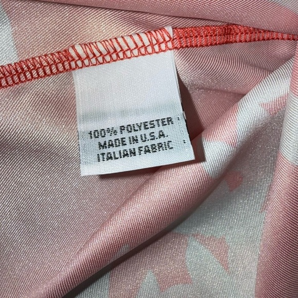 bryn Walker Kaftan coral and Cream Floral Midi oversized Dress - Picture 9 of 10